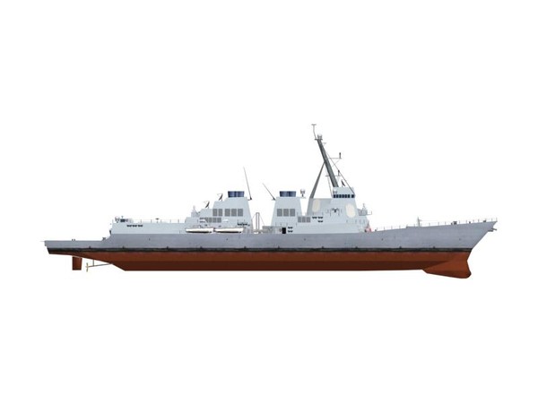 3d model arleigh burke class destroyer - Arleigh Burke Class Destroyer... by FangioDesign