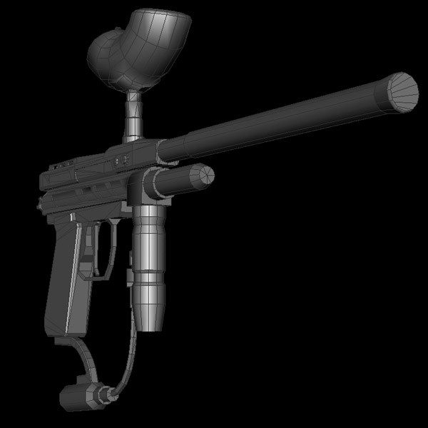 3d paintball gun - Paintball Gun... by 3D Pro Models