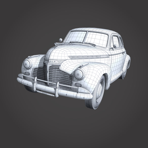 3d model chevrolet 1941 - chevrolet 1941... by cgSorcerer