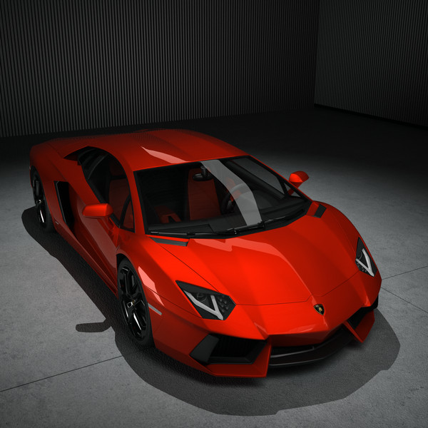 lamborghini aventador lp700-4 3d model - Lamborghini Aventador LP700-4... by SamJigga