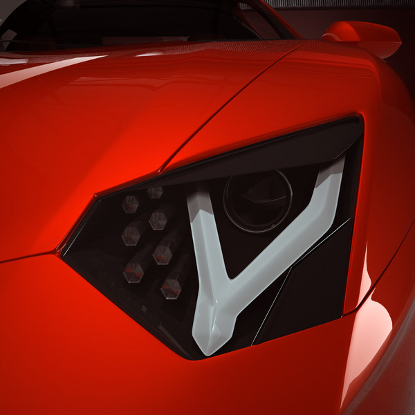 lamborghini aventador lp700-4 3d model - Lamborghini Aventador LP700-4... by SamJigga