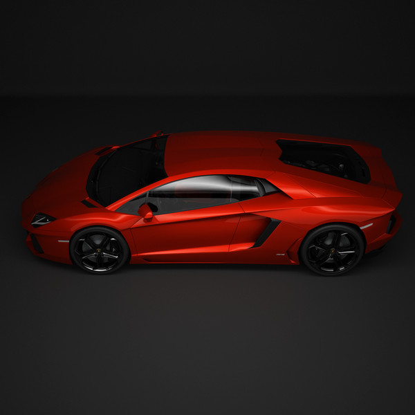 lamborghini aventador lp700-4 3d model - Lamborghini Aventador LP700-4... by SamJigga