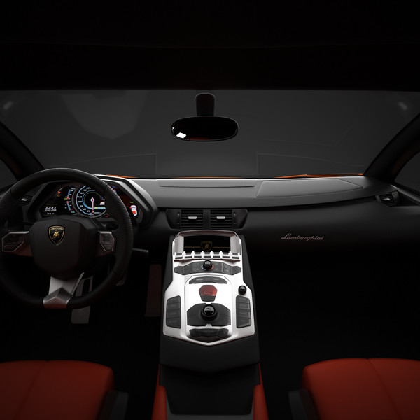lamborghini aventador lp700-4 3d model - Lamborghini Aventador LP700-4... by SamJigga