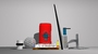 3d model junk objects pop