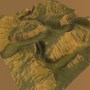 3d model mountain terrain