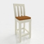 3dsmax bar stool leather