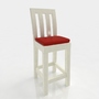 3d bar stool leather