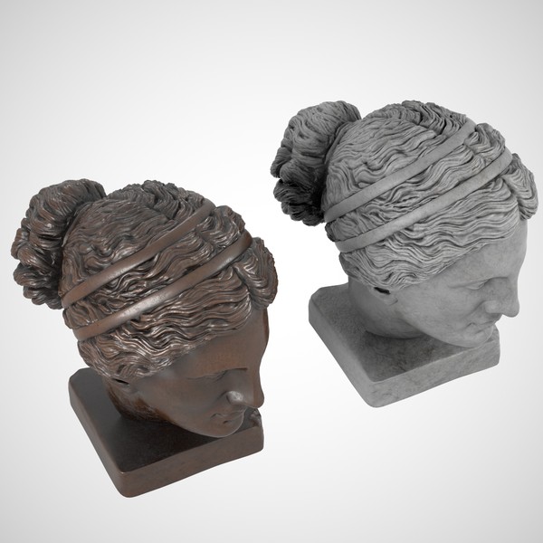 3d model head sculpture aphrodite - Aphrodite Head Sculpture... by clay master