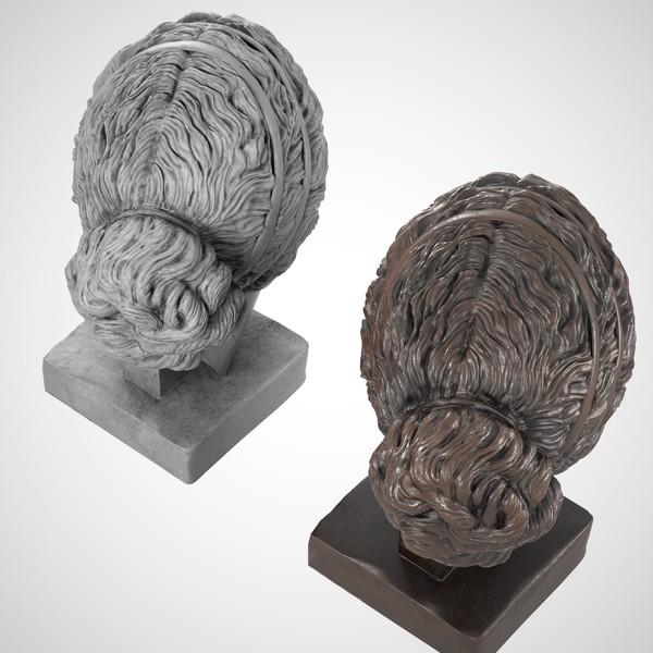 3d model head sculpture aphrodite - Aphrodite Head Sculpture... by clay master