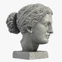 3d model head sculpture aphrodite