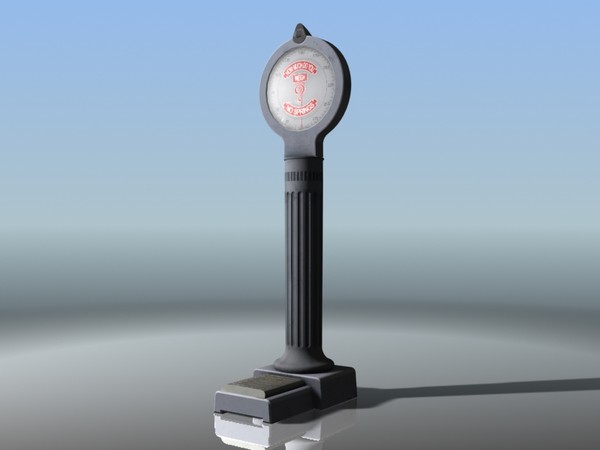 lollipop penny scale 3d model - Penny Weight Lollipop Scale... by PolyPro