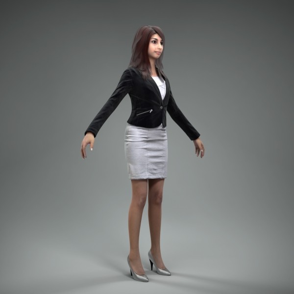 3d axyz character human model - BWom0009-M4-CS... by axyzdesign
