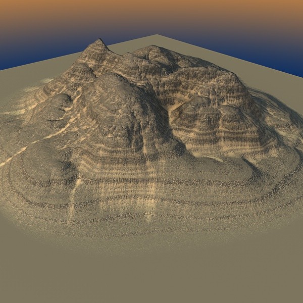 3ds max mountain maps terrain - MountainBLL-1... by ERLHN