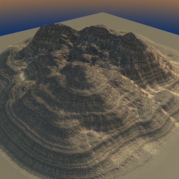 3ds max mountain maps terrain - MountainBLL-1... by ERLHN