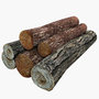logs 3d model