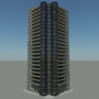 building aa3 modern skyscraper 3d max