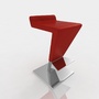 maya bar stool leather