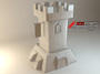 3d model medieval tower