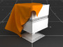 Fabric texture_orange
