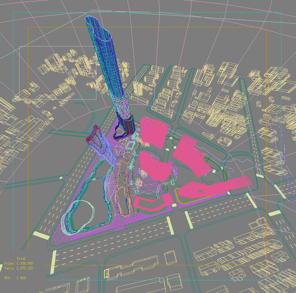 cityscape 3d model - City Big Cityscape High...001... by Mostusk