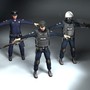 3d swat t-pose