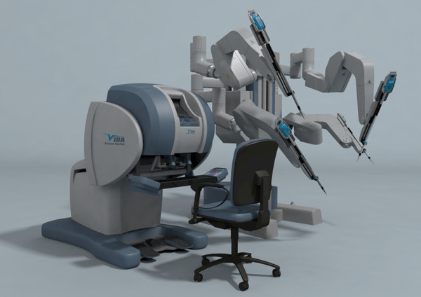 3d da vinci surgical robot - Da Vinci Surgical Robot... by damaggio