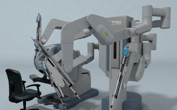 3d da vinci surgical robot - Da Vinci Surgical Robot... by damaggio