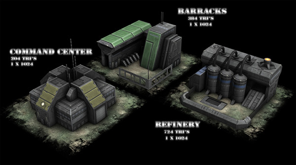3ds military building - RTS building pack... by Hobgob