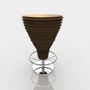 3ds max bar stool leather