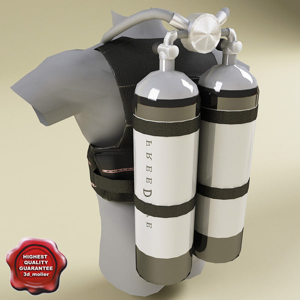 max diving set scuba - Diving Collection... by 3d_molier
