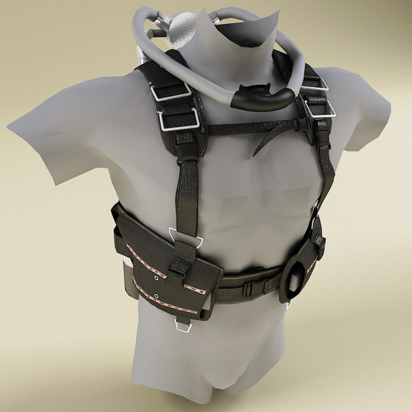 max diving set scuba - Diving Collection... by 3d_molier