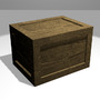 simple wooden crate obj free