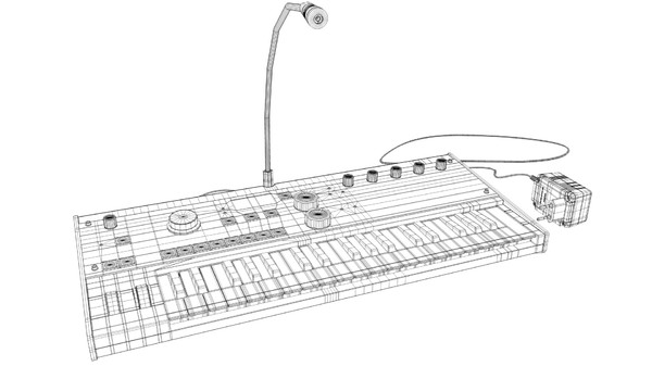 synthesizer korg microkorg 3d model - MicroKorg... by Teutch