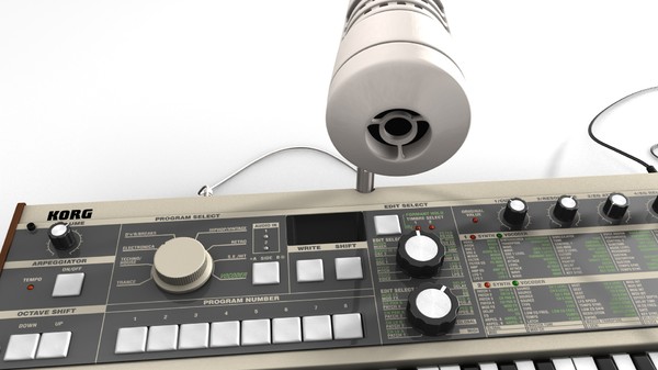 synthesizer korg microkorg 3d model - MicroKorg... by Teutch