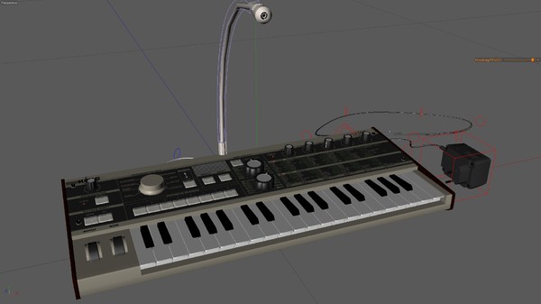 synthesizer korg microkorg 3d model - MicroKorg... by Teutch