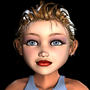 3d female girl woman model
