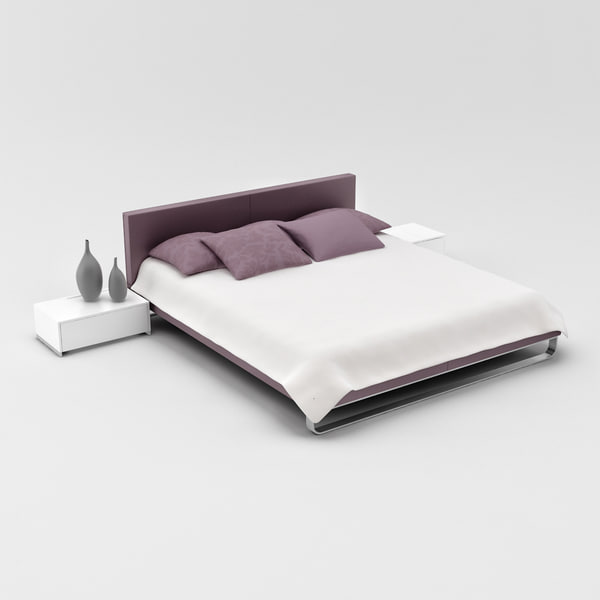 3d model architectural - Bed 03... by Lajhar 