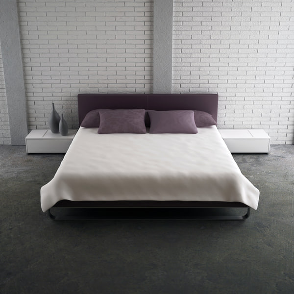 3d model architectural - Bed 03... by Lajhar 