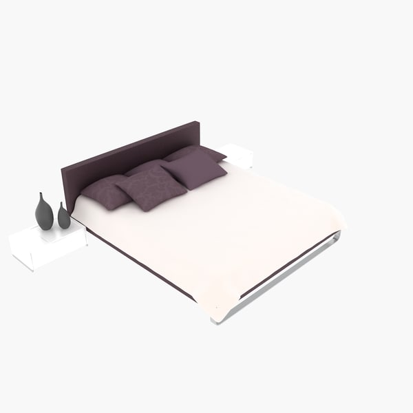 3d model architectural - Bed 03... by Lajhar 