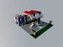 3d lego station octan