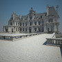 3d french chateau model