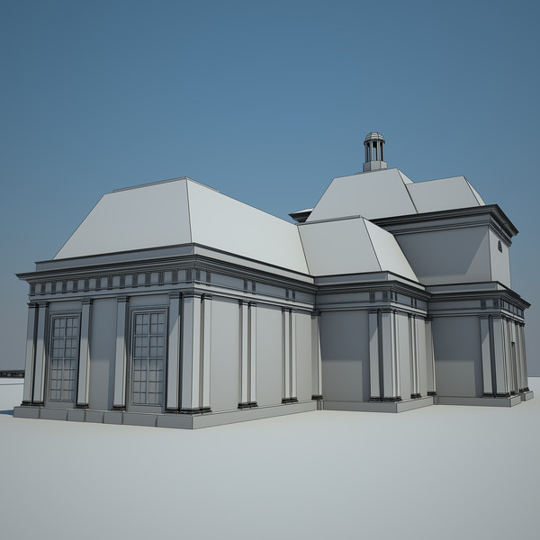3d french chateau model - French Chateau... by Van der Dal