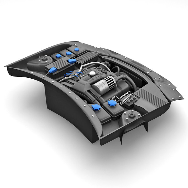 3ds subaru car engine - Subaru Car Engine... by 3d_molier