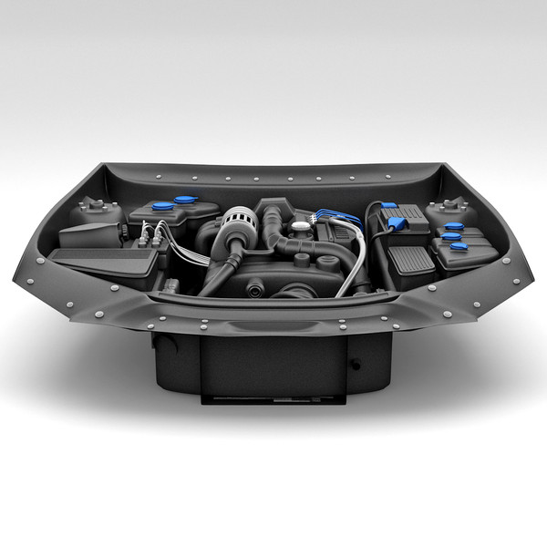 3ds subaru car engine - Subaru Car Engine... by 3d_molier