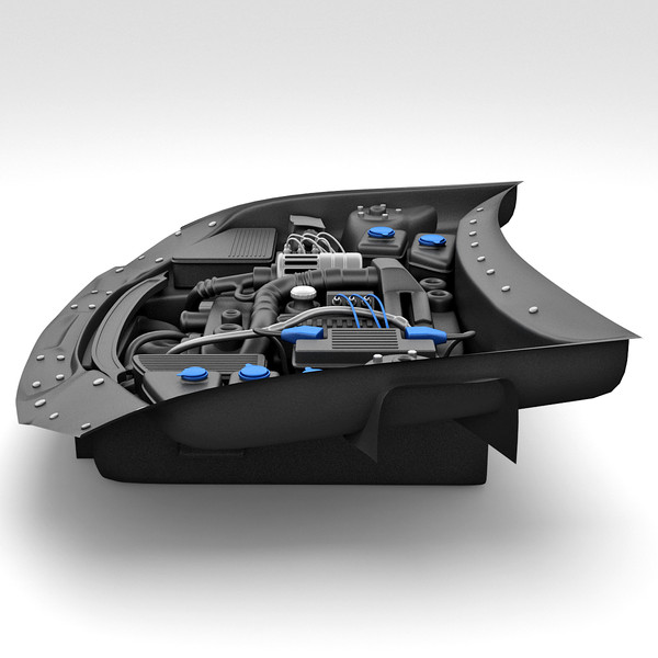 3ds subaru car engine - Subaru Car Engine... by 3d_molier