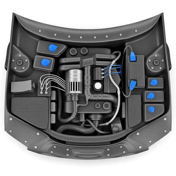 3ds subaru car engine - Subaru Car Engine... by 3d_molier