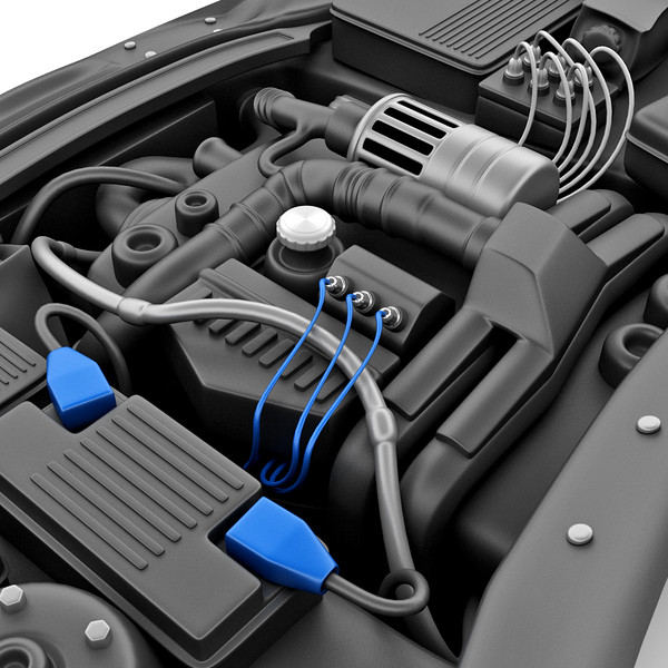 3ds subaru car engine - Subaru Car Engine... by 3d_molier