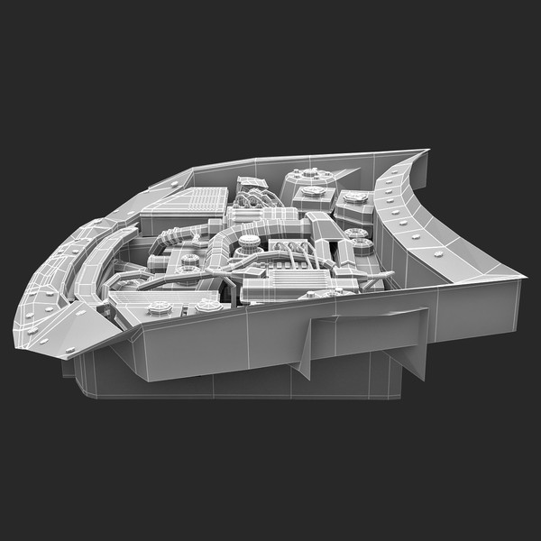 3ds subaru car engine - Subaru Car Engine... by 3d_molier