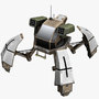3d model rocket mech