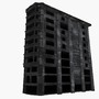 3d model damaged building